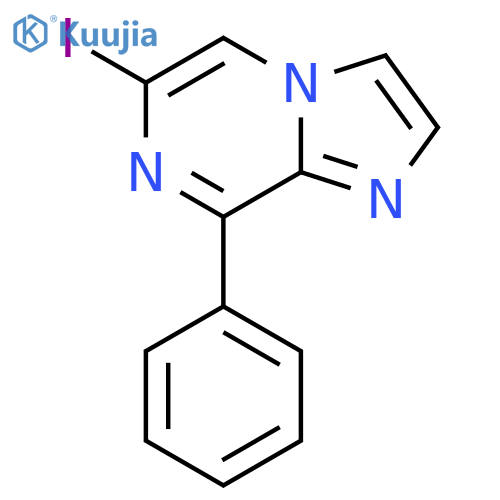 6-Iodo-8-phenylimidazo1,2-apyrazine structure