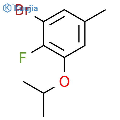1-Bromo-2-fluoro-3-isopropoxy-5-methylbenzene structure