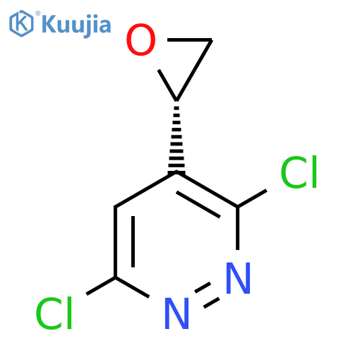 3,6-dichloro-4-(2S)-oxiran-2-ylpyridazine structure
