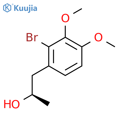 (2R)-1-(2-bromo-3,4-dimethoxyphenyl)propan-2-ol structure
