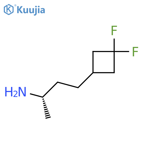 (2S)-4-(3,3-difluorocyclobutyl)butan-2-amine structure