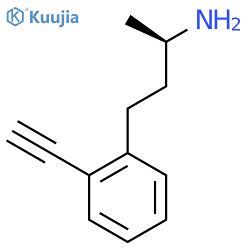 (2R)-4-(2-ethynylphenyl)butan-2-amine structure