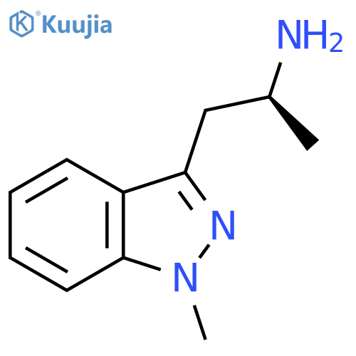(2S)-1-(1-methyl-1H-indazol-3-yl)propan-2-amine structure
