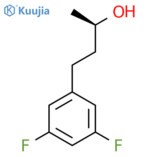 (2R)-4-(3,5-difluorophenyl)butan-2-ol structure