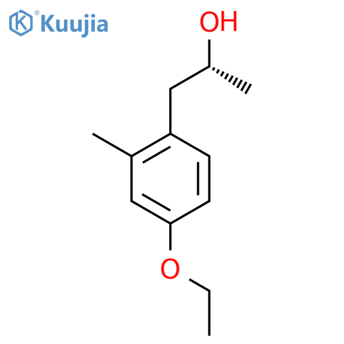 (2R)-1-(4-ethoxy-2-methylphenyl)propan-2-ol structure