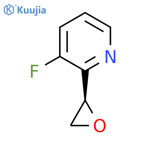 3-fluoro-2-(2R)-oxiran-2-ylpyridine structure