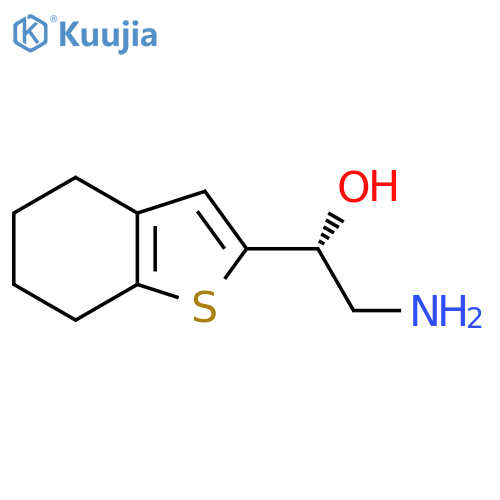 (1R)-2-amino-1-(4,5,6,7-tetrahydro-1-benzothiophen-2-yl)ethan-1-ol structure