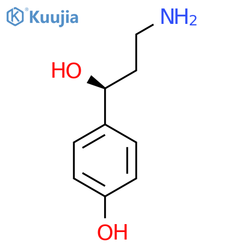 4-(1S)-3-amino-1-hydroxypropylphenol structure