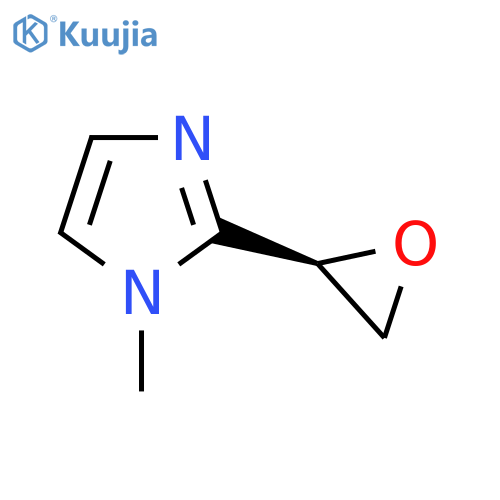 1-methyl-2-(2R)-oxiran-2-yl-1H-imidazole structure