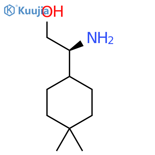 (2S)-2-amino-2-(4,4-dimethylcyclohexyl)ethan-1-ol structure