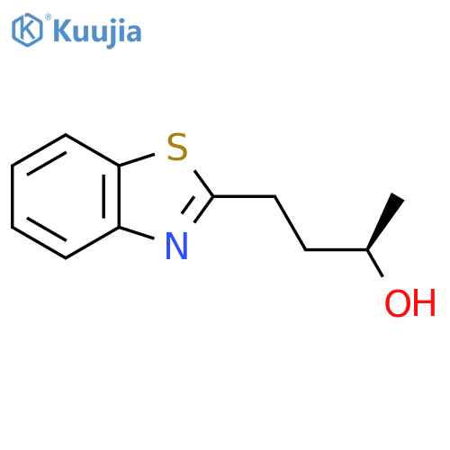 (2R)-4-(1,3-benzothiazol-2-yl)butan-2-ol structure