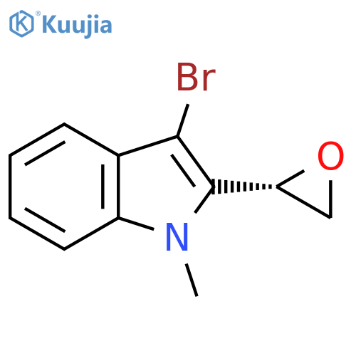 3-bromo-1-methyl-2-(2S)-oxiran-2-yl-1H-indole structure