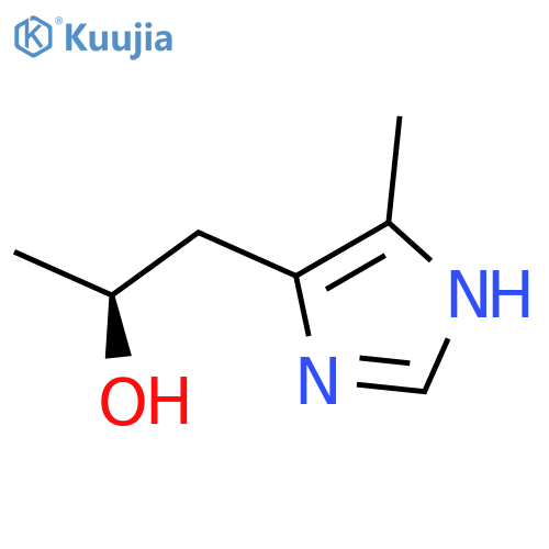 (2S)-1-(4-methyl-1H-imidazol-5-yl)propan-2-ol structure