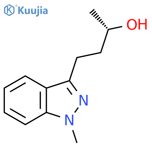 (2S)-4-(1-methyl-1H-indazol-3-yl)butan-2-ol structure