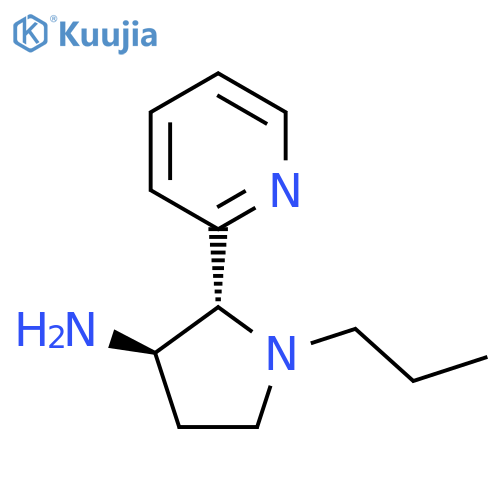 1-propyl-2-(pyridin-2-yl)pyrrolidin-3-amine structure