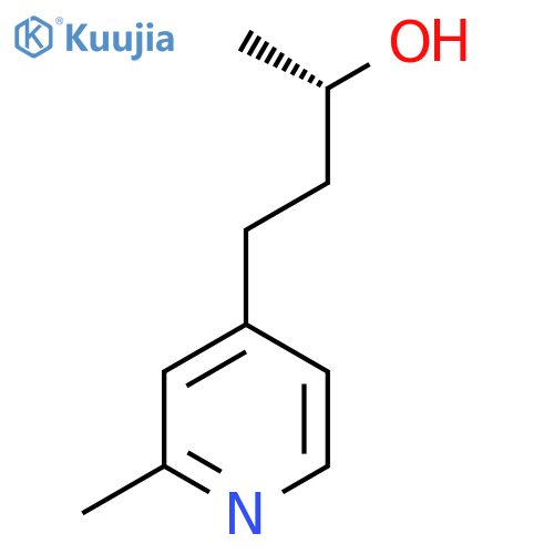 (2S)-4-(2-methylpyridin-4-yl)butan-2-ol structure