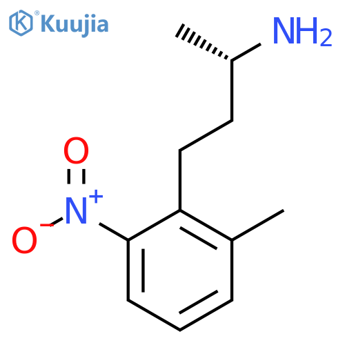 (2S)-4-(2-methyl-6-nitrophenyl)butan-2-amine structure