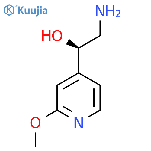 (1R)-2-amino-1-(2-methoxypyridin-4-yl)ethan-1-ol structure