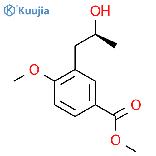 methyl 3-(2S)-2-hydroxypropyl-4-methoxybenzoate structure