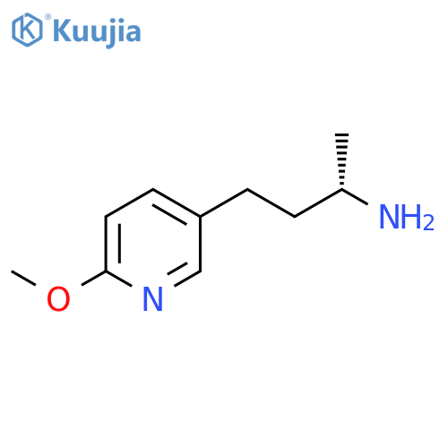 (2S)-4-(6-methoxypyridin-3-yl)butan-2-amine structure