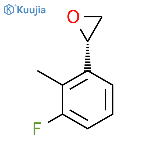 (2S)-2-(3-fluoro-2-methylphenyl)oxirane structure