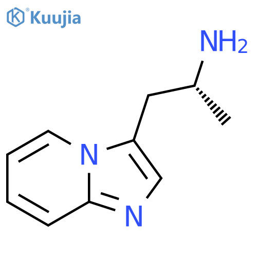 (2R)-1-{imidazo1,2-apyridin-3-yl}propan-2-amine structure