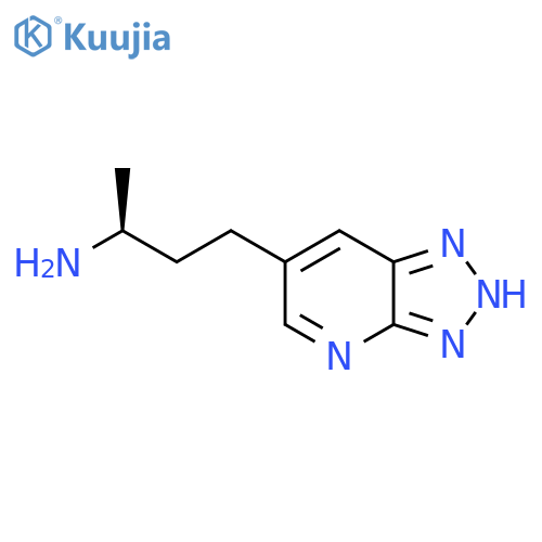 (2S)-4-{3H-1,2,3triazolo4,5-bpyridin-6-yl}butan-2-amine structure