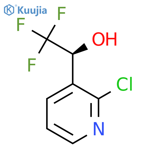 (1S)-1-(2-chloropyridin-3-yl)-2,2,2-trifluoroethan-1-ol structure
