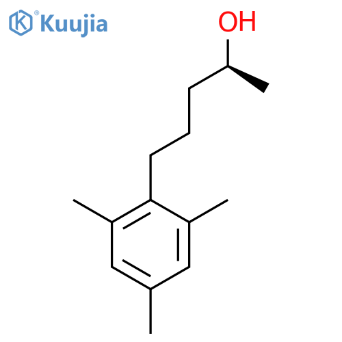 (2S)-5-(2,4,6-trimethylphenyl)pentan-2-ol structure