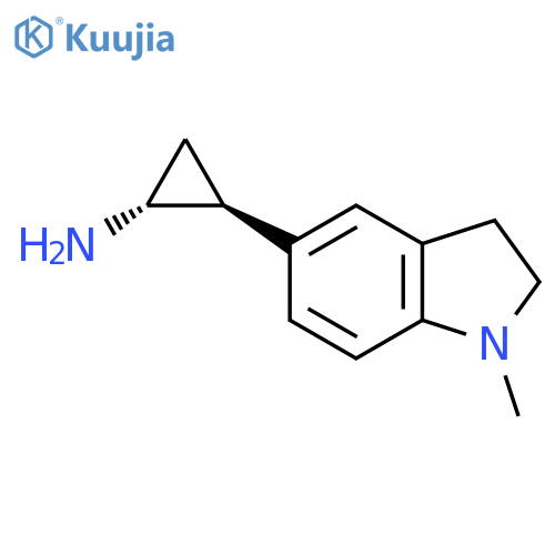 rac-(1R,2S)-2-(1-methyl-2,3-dihydro-1H-indol-5-yl)cyclopropan-1-amine structure