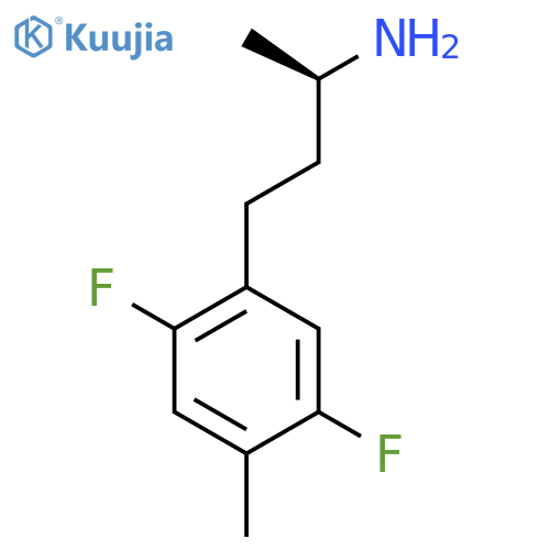 (2R)-4-(2,5-difluoro-4-methylphenyl)butan-2-amine structure