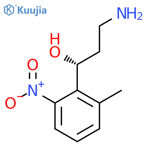 (1R)-3-amino-1-(2-methyl-6-nitrophenyl)propan-1-ol structure