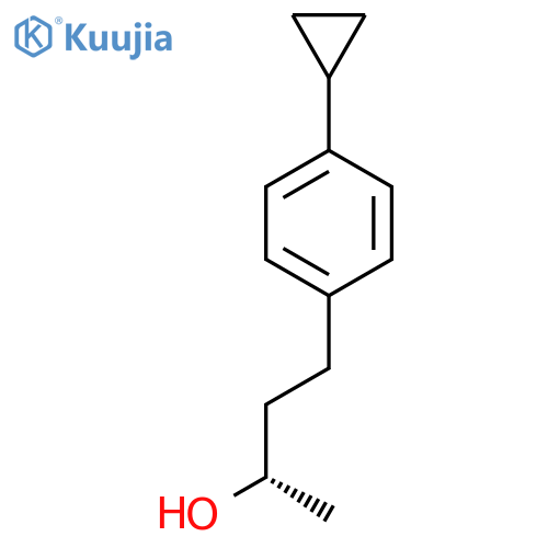 (2S)-4-(4-cyclopropylphenyl)butan-2-ol structure