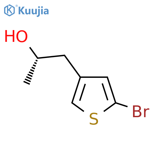 (2S)-1-(5-bromothiophen-3-yl)propan-2-ol structure