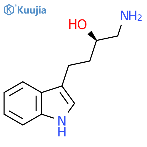 (2R)-1-amino-4-(1H-indol-3-yl)butan-2-ol structure