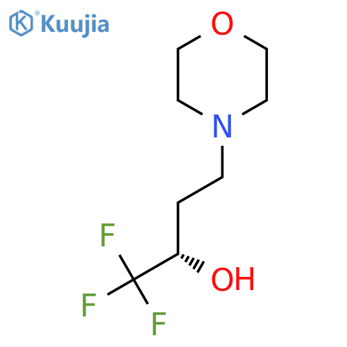 (2S)-1,1,1-trifluoro-4-(morpholin-4-yl)butan-2-ol structure