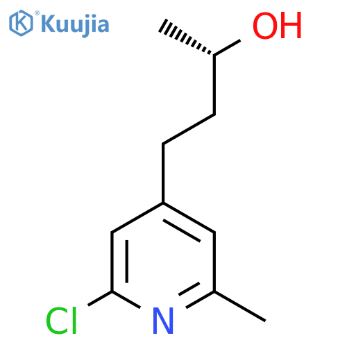 (2S)-4-(2-chloro-6-methylpyridin-4-yl)butan-2-ol structure