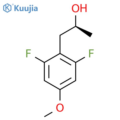 (2S)-1-(2,6-difluoro-4-methoxyphenyl)propan-2-ol structure