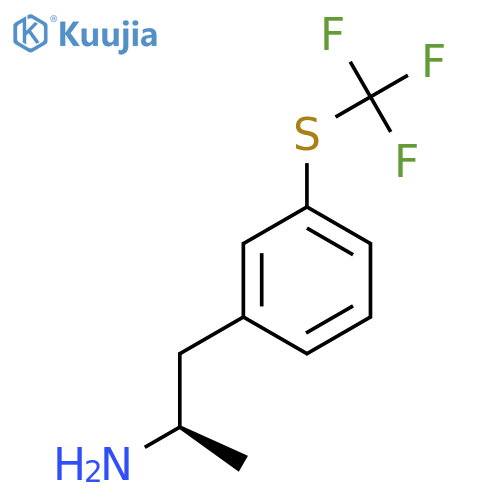 (2R)-1-{3-(trifluoromethyl)sulfanylphenyl}propan-2-amine structure