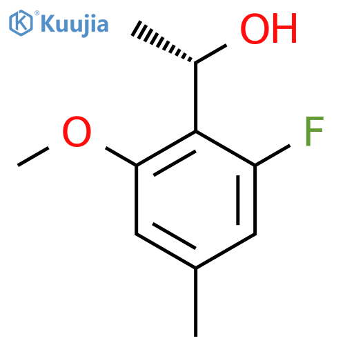 (1S)-1-(2-fluoro-6-methoxy-4-methylphenyl)ethan-1-ol structure