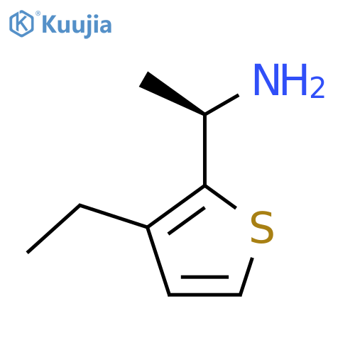 (1R)-1-(3-ethylthiophen-2-yl)ethan-1-amine structure