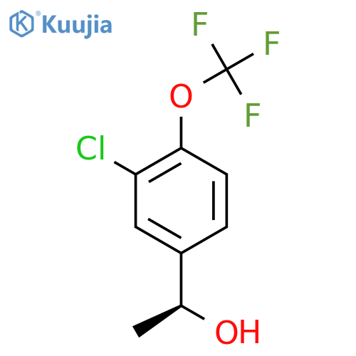 (1S)-1-3-chloro-4-(trifluoromethoxy)phenylethan-1-ol structure