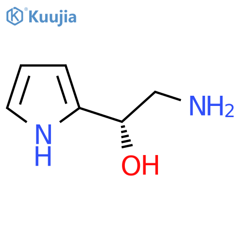 (1S)-2-amino-1-(1H-pyrrol-2-yl)ethan-1-ol structure