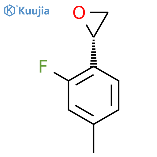 (2S)-2-(2-fluoro-4-methylphenyl)oxirane structure