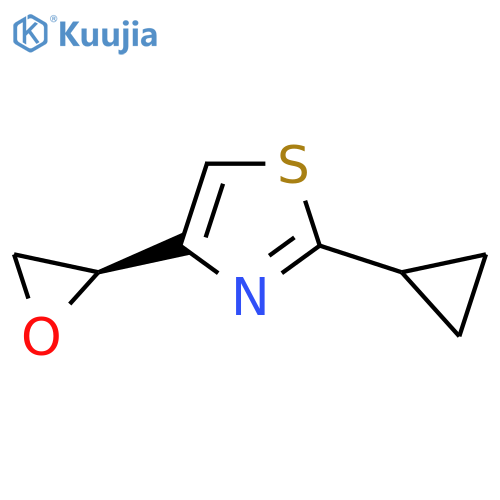 2-cyclopropyl-4-(2R)-oxiran-2-yl-1,3-thiazole structure