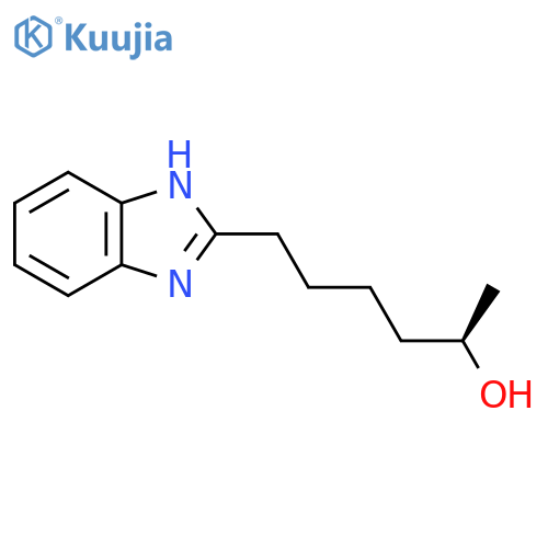 (2R)-6-(1H-1,3-benzodiazol-2-yl)hexan-2-ol structure