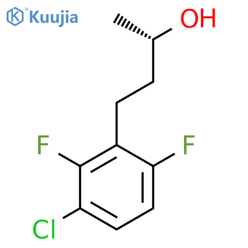 (2S)-4-(3-chloro-2,6-difluorophenyl)butan-2-ol structure