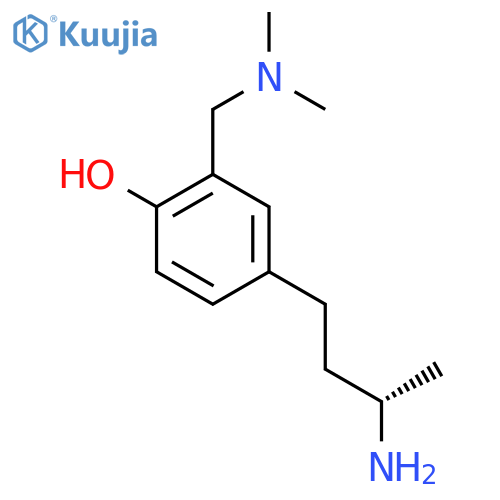 4-(3S)-3-aminobutyl-2-(dimethylamino)methylphenol structure