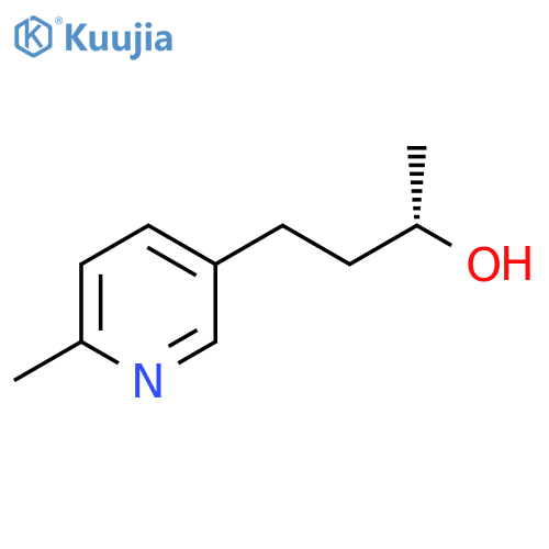 (2S)-4-(6-methylpyridin-3-yl)butan-2-ol structure