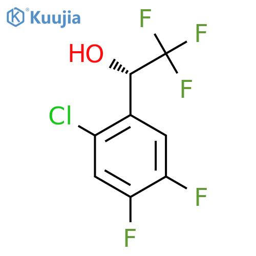 (1S)-1-(2-chloro-4,5-difluorophenyl)-2,2,2-trifluoroethan-1-ol structure